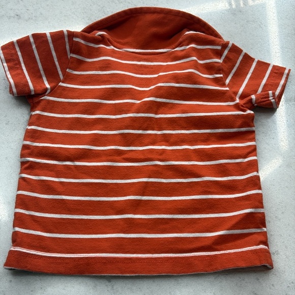 Orange Striped Polo and Blue Jeans Set - Picture 8 of 8